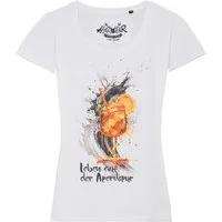 Hangowear Flaschenausgießer Trachtenshirt Damen - FENJA - weiß