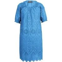 White Label Midikleid Kleid mit Madeira-Spitze