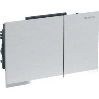 Geberit Ersatzteil Betätigungsplatte (nur die Platte) Omega60, für 2-Mengen-Sp. Chrom gebürstet, 243 243118GH1