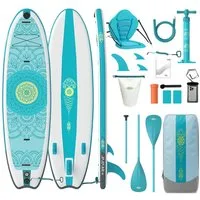 HOMALL Inflatable SUP-Board Aufblasbares SUP Board 320cm Stand Up Paddle Board Komplett-Set, Bis 150kg, Stabil & Rutschfest für Anfänger