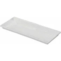 Geli Blumentopfuntersetzer Standard Untersetzer eckig 80 cm weiß 80 x 15,5 cm