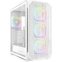 AK5M RGB , Tower-Gehäuse weiß, Tempered Glass