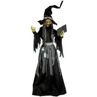 Horror-Shop Dekoobjekt Belladonna Halloween Animatronic 198cm – Sprechend