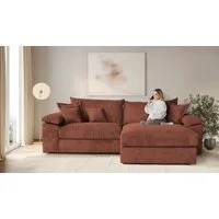 OTTO home Ecksofa Soft&Cosy XXL L-Form, B: 303 cm - OTTO. Verlässliche Qualität., Mega-Sofa, Cord oder Chenille-Struktur, mit Federkern & 4 Zierkissen