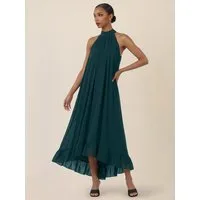 Apart Chiffonkleid mit Volantsaum