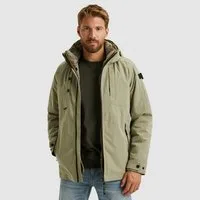 PME LEGEND Winterjacke Herausnehmbares Fellimitat