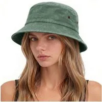 Zyronn Sonnenhut Unisex Fischerhut aus Baumwolle, verstellbarer für Damen und Herren Atmungsaktiv, faltbar,Sonnenhut Sommerhut, für Strand und Reisen