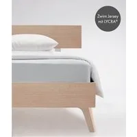 fleuresse Spannbettlaken Comfort, Jersey-Elasthan, Gummizug: rundum, (1 Stück), langlebig & bügelfrei,Perfekte Passform durch POWER-STRETCH