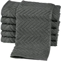 ROSS Gästehandtücher Sensual 9001, Frottier (6-St), 100% Baumwolle