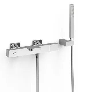 Tres Wannenthermostat Aufputz Over wall Anti Kalk Messing Handbrause , 19017469 19017469