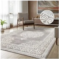 Sanat Teppich Harmony 3204, auch als Läufer und rund, rechteckig, Höhe: 12 mm, Wohnzimmer, Kurzflor, modern, Orient Optik, Schlafzimmer
