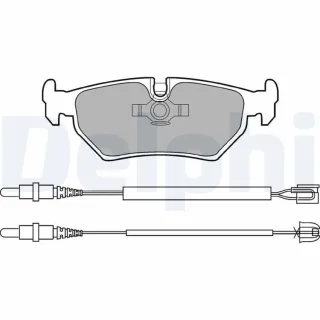 Delphi Bremsbel?ge hinten Citroen Fiat Lancia Peugeot LP910
