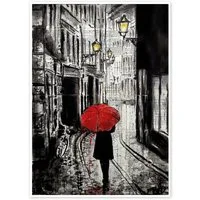 Posterlounge Wandbild Ein wunderschöner Spaziergang, Loui Jover, erhältlich als Poster, Leinwandbild, Wandsticker oder Acrylglasbild