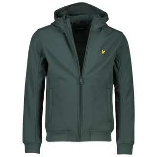 Lyle & Scott Softshelljacke Mit Grünem Fleece-innenfutter