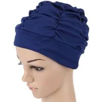 Fashy Badekappe Fashy - Badehaube Marine Blau (3403-54) Damen Badekappe Bademütze