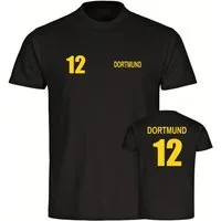 multifanshop T-Shirt Kinder Dortmund - Trikot 12 - Boy Girl