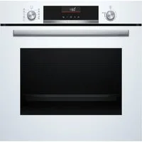 BOSCH Backofen HBG536EW4 Air Fry weiß Heißluft EcoClean Direct SoftOpen Versenkknebel, mit Nachrüstbar