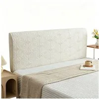 Agger Betthusse Elastische Betthusse für das Kopfteil, staubdichter Kopfteilbezug, Kopfteilbezug aus Jacquard-Samt, dekoratives Schlafzimmer-Accessoire