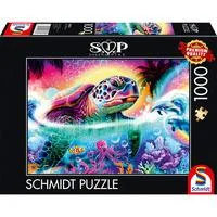 Sheena Pike: Neon-Schildkröte, Puzzle 1000 Teile