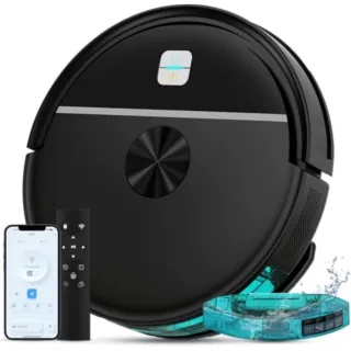 [EU Direct]OMESER MFR01 Smart Robot Vacuum Cleaner 3500Pa Suction 300ML Dust Box Three-Level Water Discharge 2-in-1 Clea