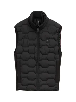 Tom Tailor - Hybrid Lightweight Steppweste black - Gr. - XL
