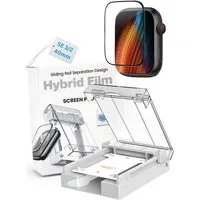 RUHE Displayschutzfolie für Apple Watch Displayschutz Schutzfolie Serie 9/8/7/SE3/SE2/SE/6/5/4 für Apple Watch SE3/2 - 40mm, Packung, 1 Stück, Staub- & Blasenfrei HD TPU Folie Volle Abdeckung Einfache Installation