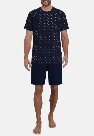 götzburg bodywear - Wäsche Männlich blau-dunkel-allover - Gr. - 54