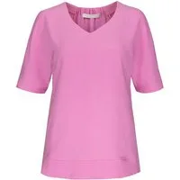 bianca Shirtbluse SAHRA in cleanem Look mit V-Ausschnitt