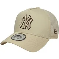 New Era Baseball Cap New Era Outline Ef Trucker Neyyan Cap Beige