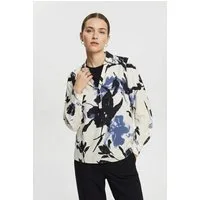 soyaconcept Druckbluse SC-BENE 2 aus Viskose, Regular Fit, Langarm, mit Blusenkragen, pflegeleicht