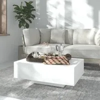 furnicato Couchtisch Moderner 85 x 55 x 31 cm Weiß aus Holzwerkstoff (1-St), Stabiler Beistelltisch mit Ablagefläche für dein Wohnzimmer