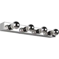 TRIO Leuchten Spiegelleuchte, LED wechselbar, Warmweiß, Badezimmerlampe Wand, Bad-lampen Spiegelschrank seitlich, Höhe 11cm