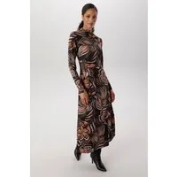 Aniston SELECTED Midikleid mit kleinem Stehkragen - NEUE KOLLEKTION