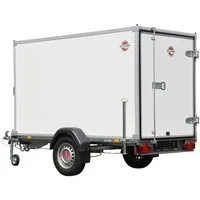 STEMA PKW-Anhänger P-Box 750, max. 357 kg, Tieflader Kofferanhänger, ungebremst