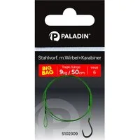 Paladin Kreishaken Paladin Stahlvorfach Einzelhaken Gr. 2 Tragkraft 8