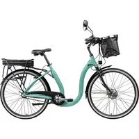 Tretwerk E-Bike Cityrad Linea, 3 Gang, Nabenschaltung, Frontmotor, 374 Wh, tiefer Einstieg