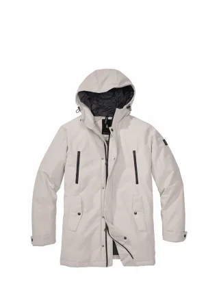 Mey & Edlich Herren Tallinn-Parka Grau 100 % Polyester (recycelt)