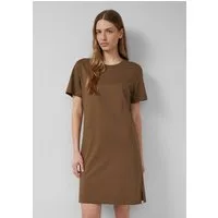 s.Oliver Midikleid Kleid Jersey-Kleid mit seitlichen Schlitzen