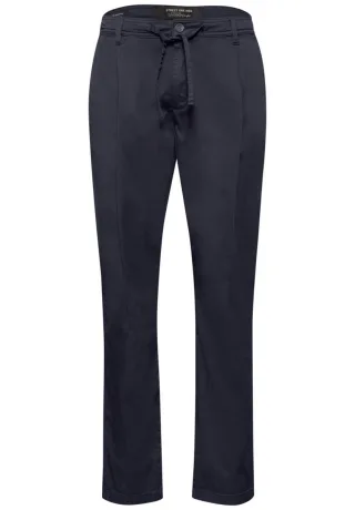 Street One - Straight Leg Chino in leichter Qualität blau - Gr. - 32