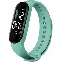 Taffstyle Quarzuhr Digitale Armbanduhr Silikon LED Sportuhr Gummi Kinderuhr Unisex bunt, (Unisex Silikonuhr mit LED Anzeige geeignet als Geschenkidee für Weihnachten Geburtstag und besondere Anlässe)