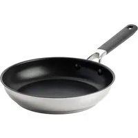 KitchenAid Bratpfanne Classic Stainless Steel Non-Stick (CC005701-001), Edelstahl, Antihaft, kratzfest, alle Herdarten, Ø 24 cm