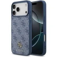 Guess Backcover Guess 4G Metal Logo Back Cover MagSafe Apple iPhone 17 Pro - Blau