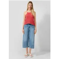 QS Weite Jeans Jeans-Hose CATIE Culotte Jeans Catie / Slim Fit / High Rise