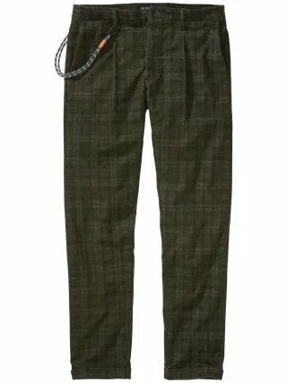 Mey & Edlich Herren Corleones Hose Grün 50 % Baumwolle, 32 % Polyester, 15 % Viskose, 3 % Elasthan