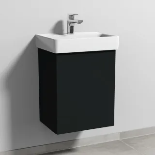 Sanipa 3way Waschtischunterbau zu Laufen Pro S Waschtisch mit 1 Tür, Vulkan-Matt SP7841V