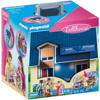 Playmobil® Mitnehm-Puppenhaus (70985), Dollhouse Konstruktions-Spielset, (64 St), Made in Europe
