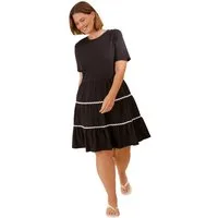 Friends Like These Minikleid Friends Like These Minikleid Zackenlitze, Curve (1-tlg)