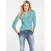 heine Strickpullover Polopullover Langarm Feinstrick