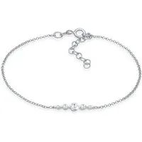 Elli Armband Klassisch Funkelnd Zirkonia Kristalle 925 Silber