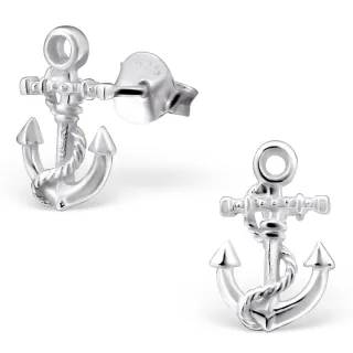 Anker Ohrringe aus 925 Silber